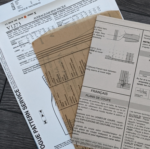 Vogue V1273 American Designer Badgley Mischka Sewing Pattern Cocktail Dress - Picture 6 of 6